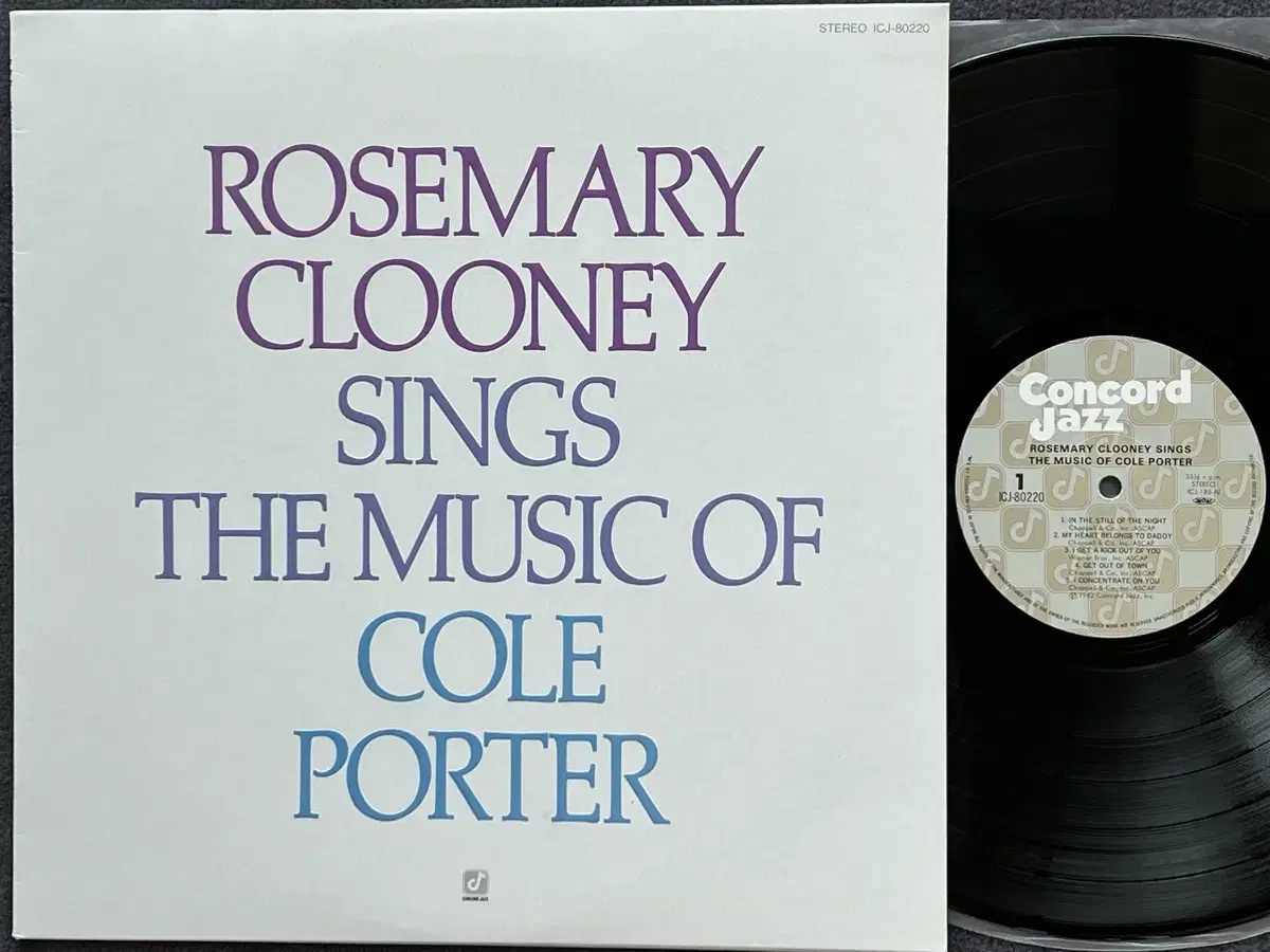 LP : Rosemary Clooney Sings The Music of