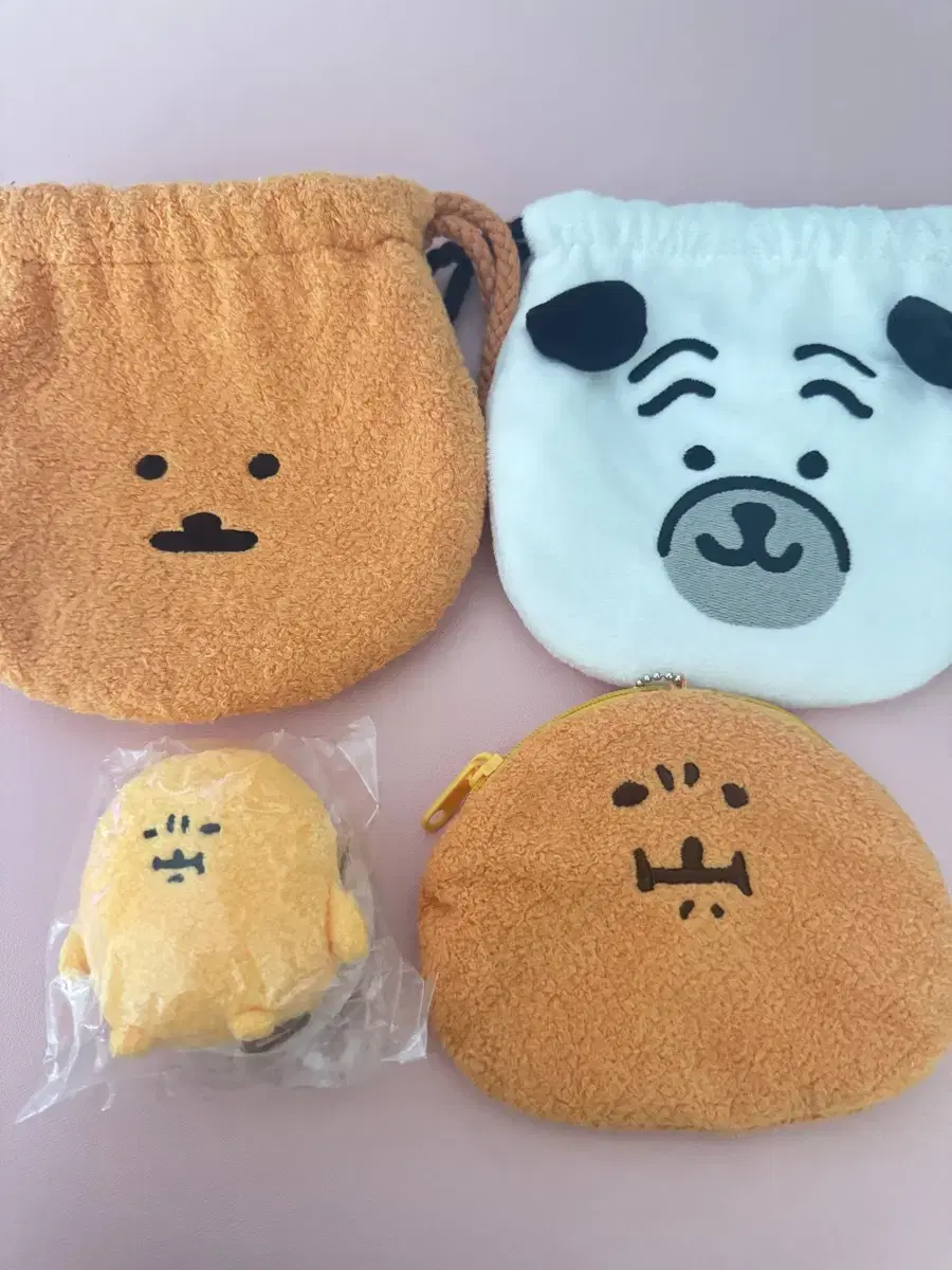 Joke bear pop up kujinagano pouch croquette pouch coin purse pug pouch wts