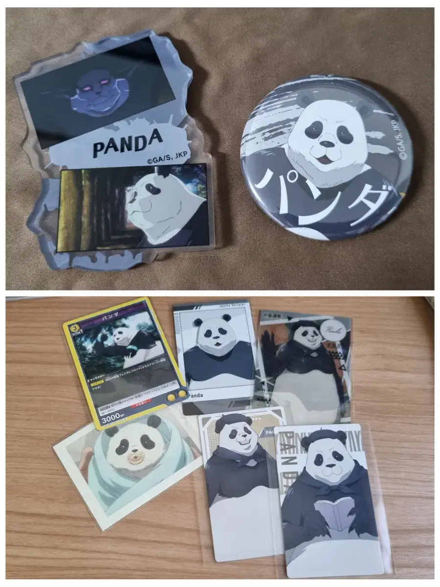 Panda Pasha Can Badge acrylic Magnet Figures in Bulk