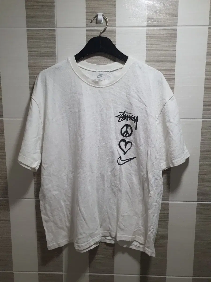 Nike Stussy Collaboration Authentic Size 100 Short Sleeve T-Shirt