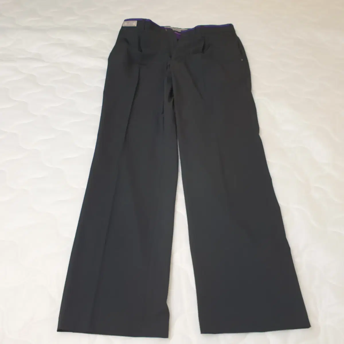 KJC Golf Pants34.black.length112.hem23.thin.