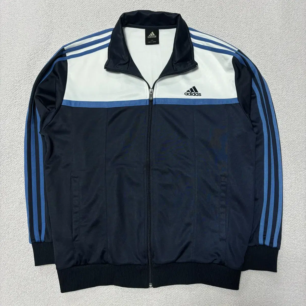 Adidas Jersey Zip Up bloo Blue White Battalion Chiefs