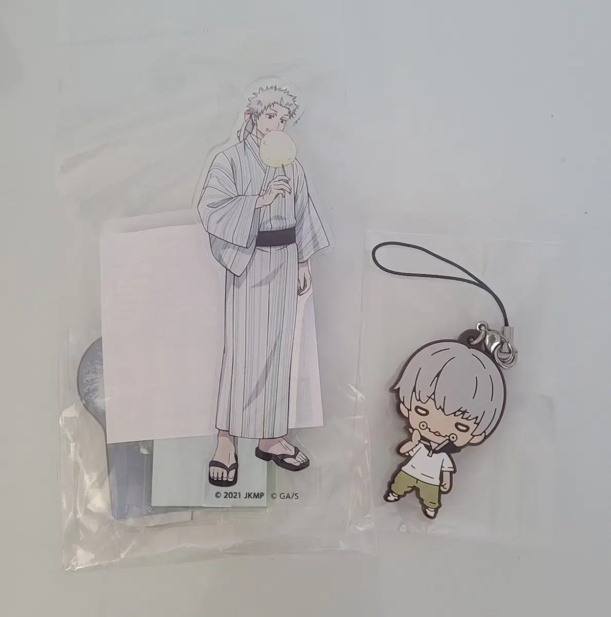 Shamanic Spinning Inumaki Toge Theater Edition Yukata Fireworks acrylic Nitotan Rubber Strap