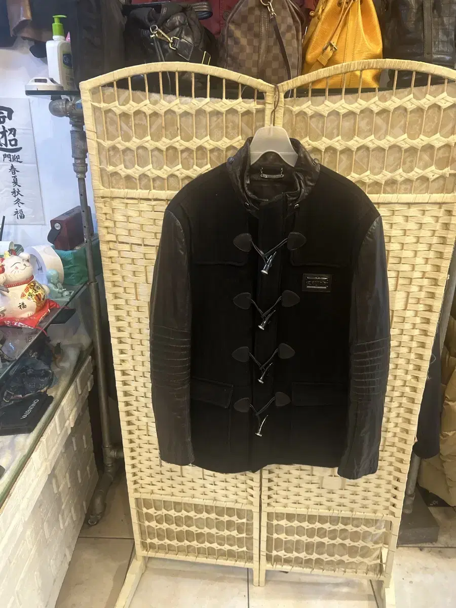 95-100 Genuine Philipp Plein Leather Coat for sale