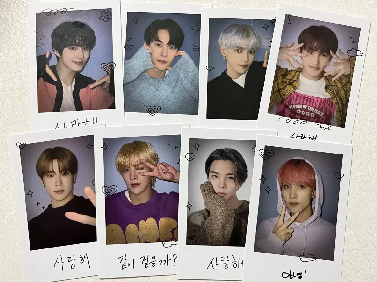 NCT127 jungwoo doyoung taeyong mark jaehyun yuta johnny haechan pola Photocard