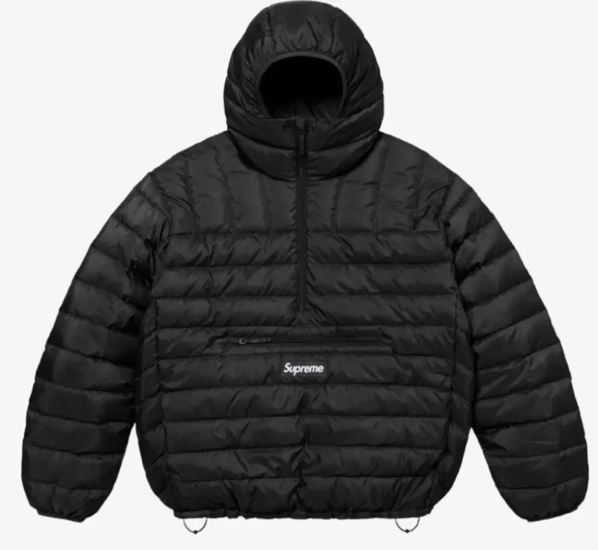 24FW Supreme Half-Zip Up Black M