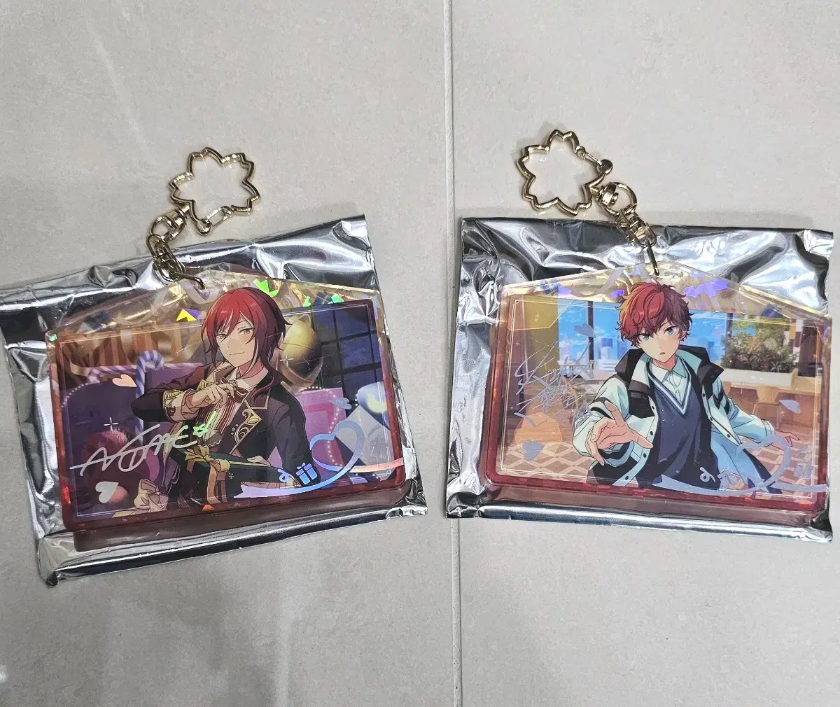 Angsta Jungsta acrylic Ema keyring Natsume Hiiro