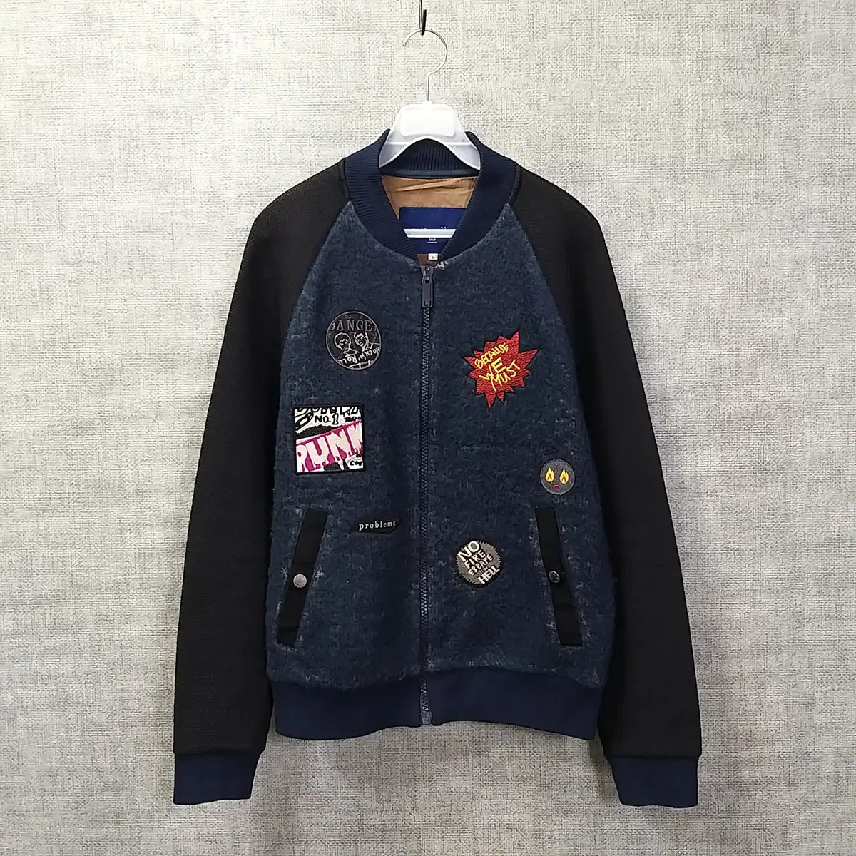 4d. Custom Mello Navy Wool Casual Jacket for Men95