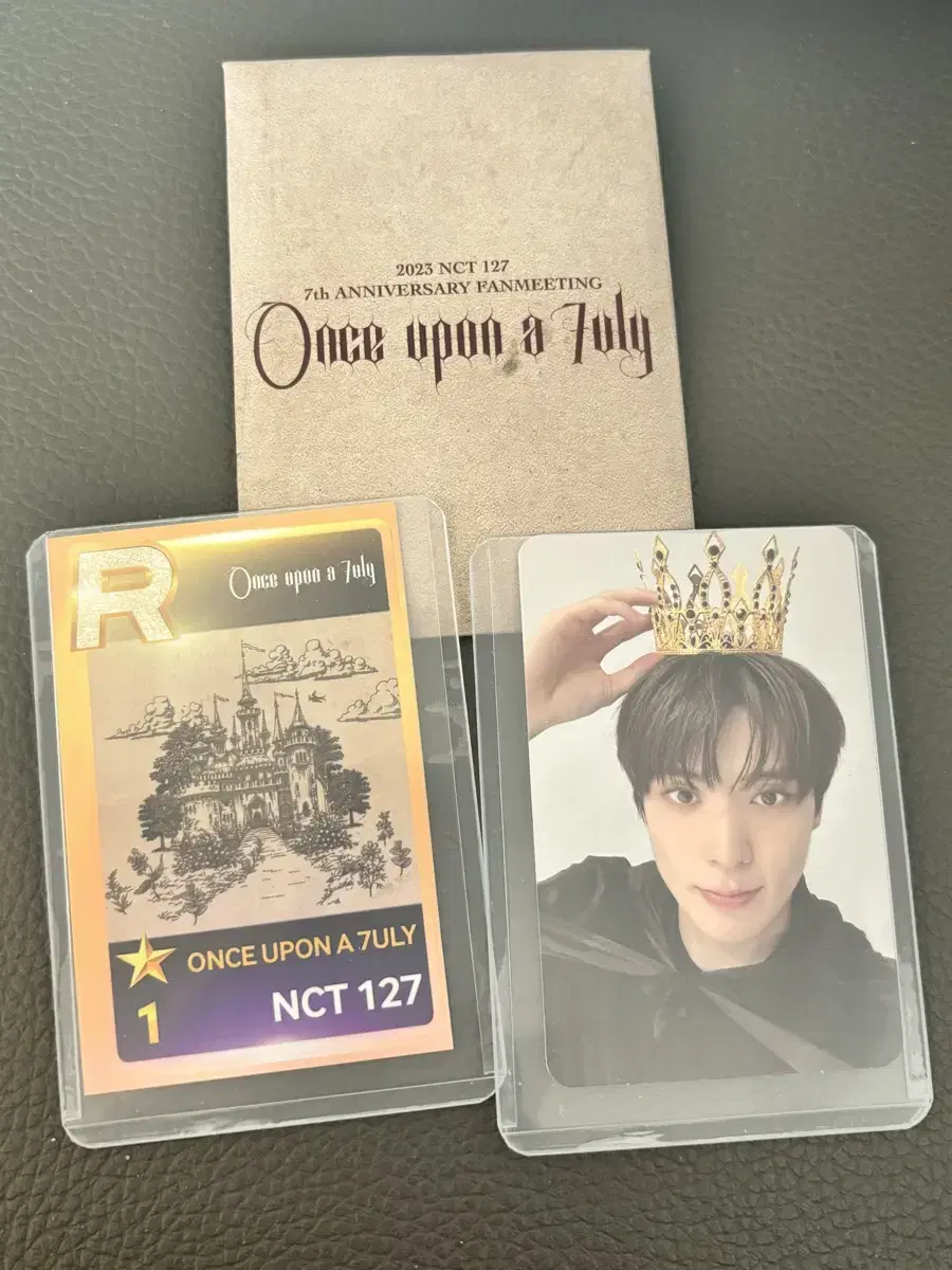 Nct 127 jaehyun photocard Once Upon a Time fanmeeting Student ID with muu