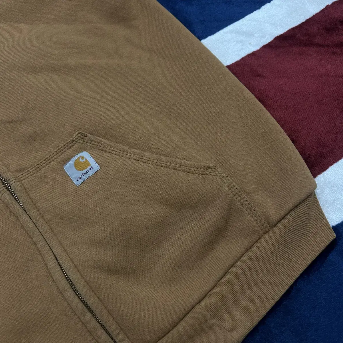 [L]Calheart Rain Defender Hoodie Zip Up/Brown