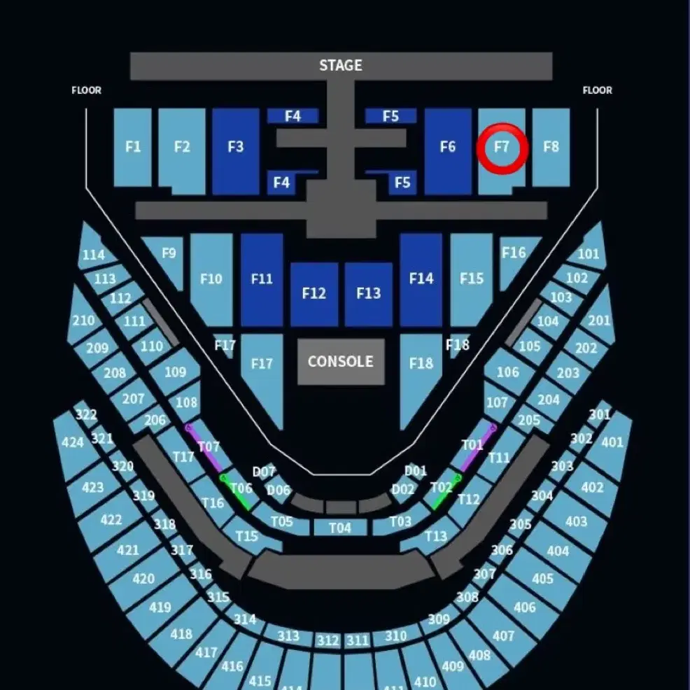 칠콘 양도 일이칠 콘서트 플로어 막콘 양도