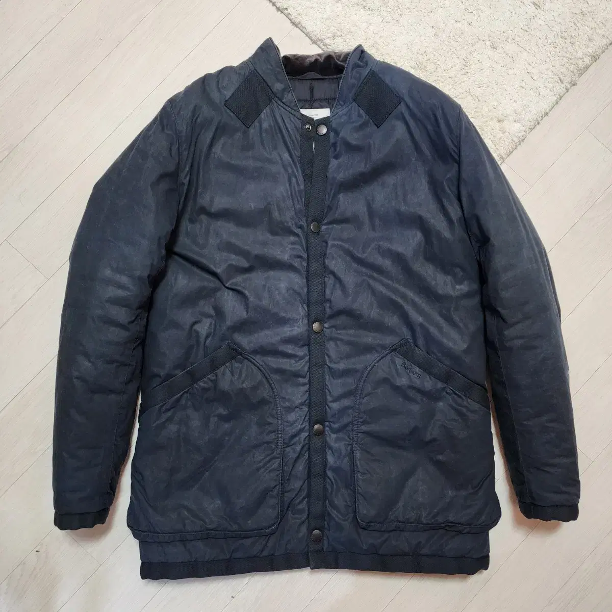 Barbour x Norton&sons 바버 콜라보 패딩 L