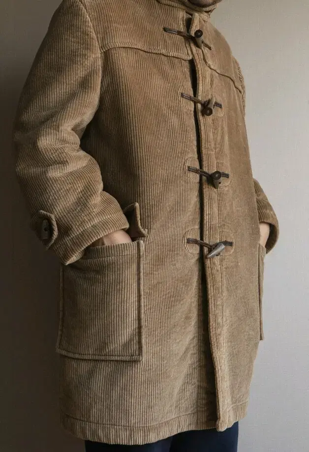 70s Gloverall Duffel Coat Corduroy 42 (105)