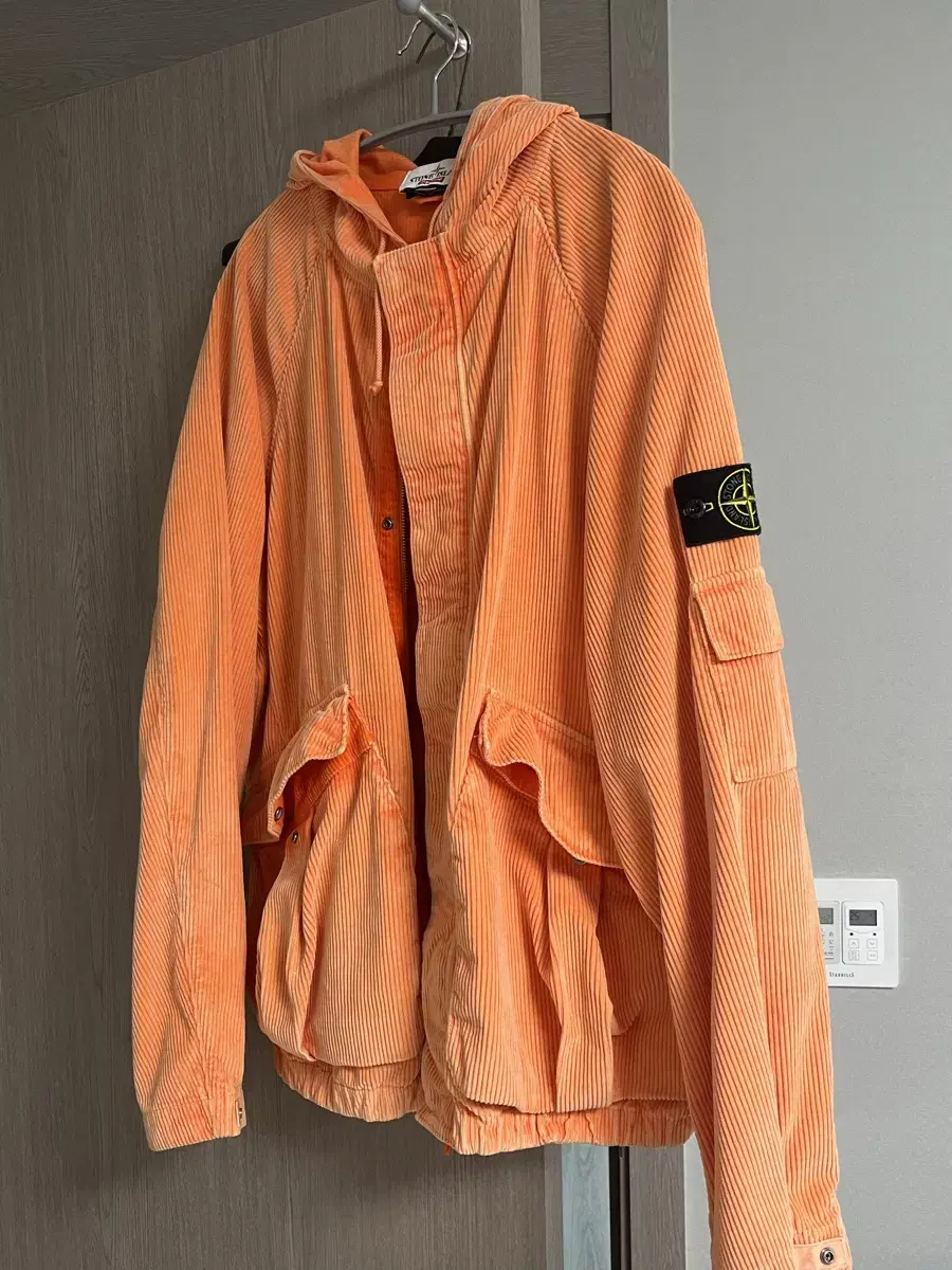 Supreme XL Stone Island Corduroy Jacket Orange