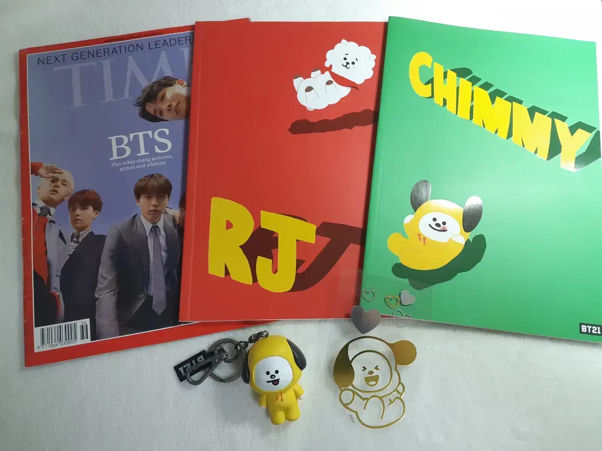 BTS BT21 Note Chi Mi Keyring