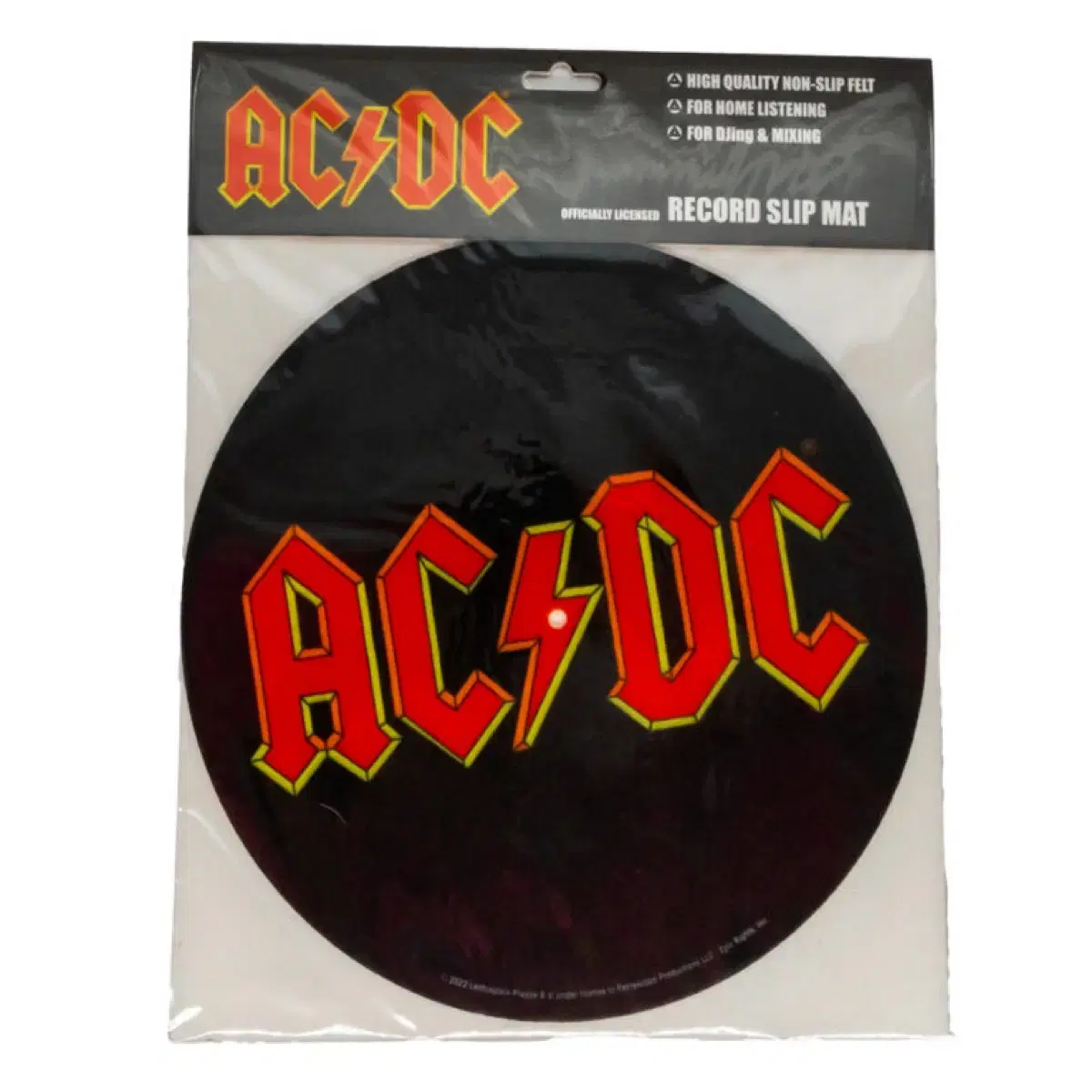 (새상품) ACDC 밴드 레코드 슬립매트 공식 굿즈 바이닐 LP