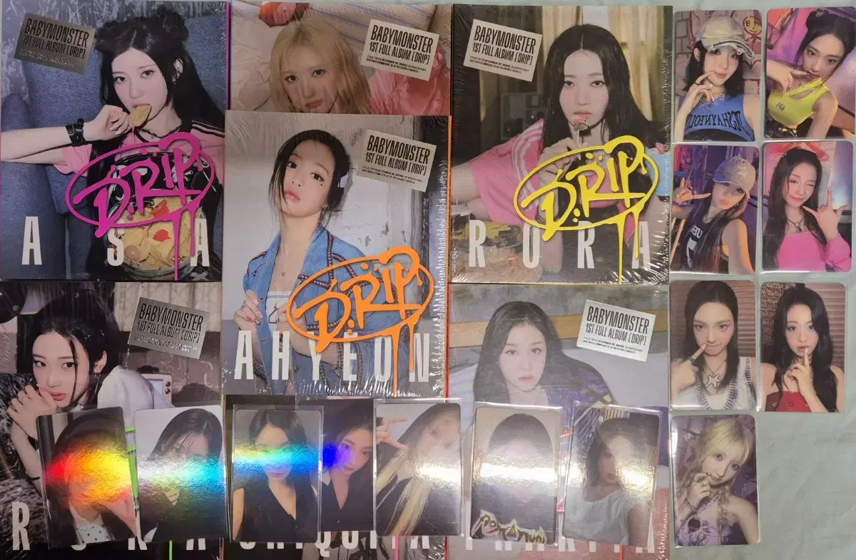 Baby Monsters sealed 7-piece set + unreleased photocard set at full price or less