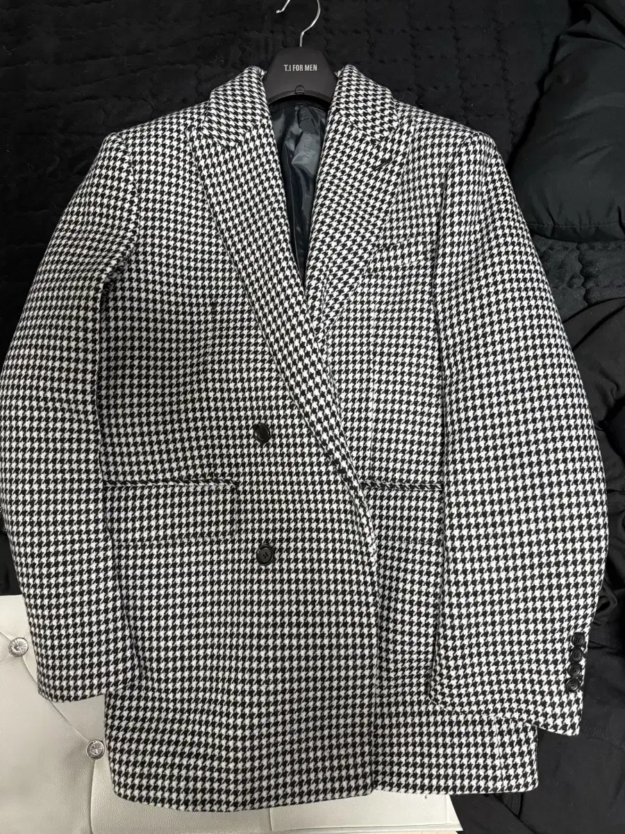 TIIFORMAN Houndstooth Semi Overfit Jacket Sell New