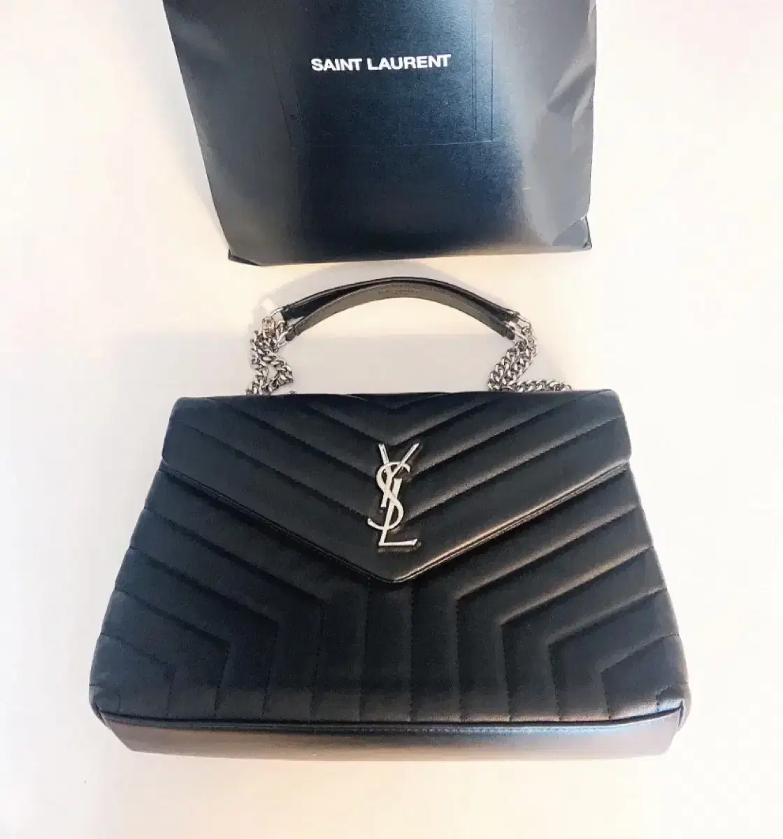 [급처!!! 거의 새상품] YSL 입생로랑 루루 퀄팅백 라지