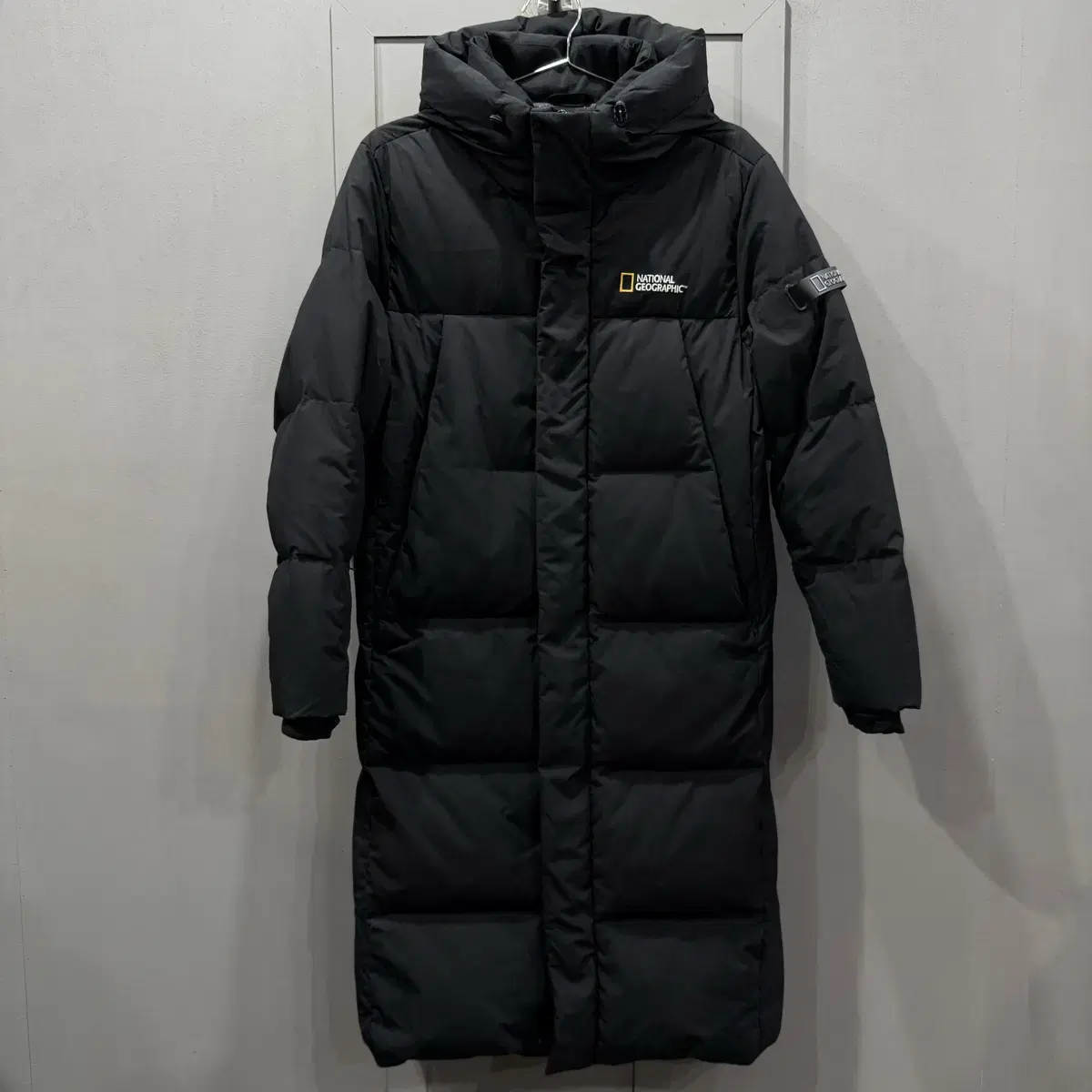 S National Geographic Duck Down Long Puffer Jumper Jacket