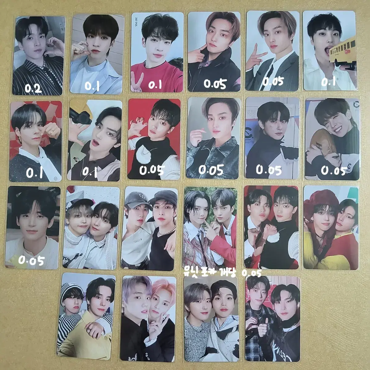 cravity photocard wts serimallenjungmo woobinwonjinminhee hyeongjun taeyoungsungmin