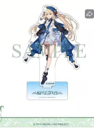 FGO 8주년 기념 중국 알트리아 아크릴 스탠드