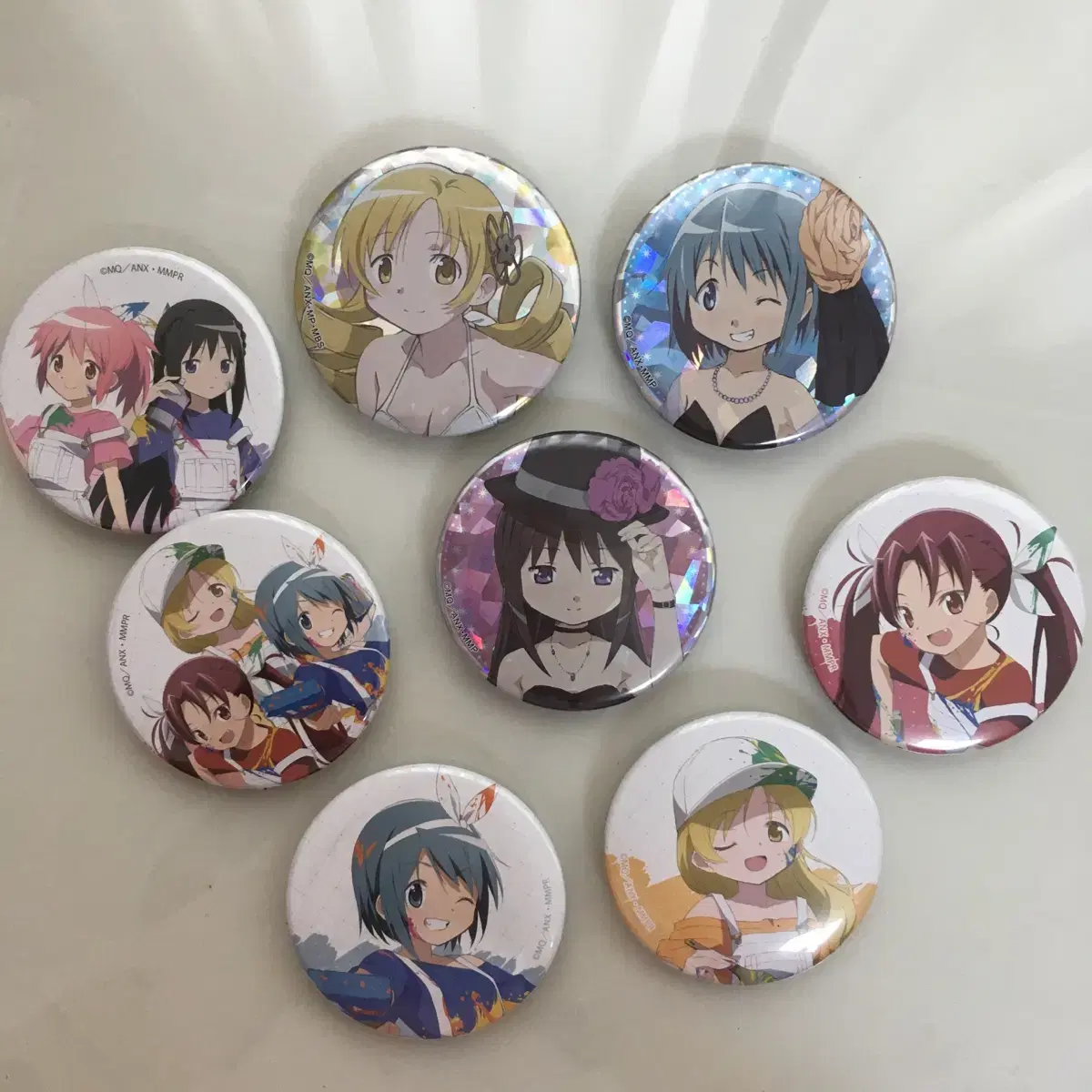 Magical Girl Madoka Magica Mamama Badge Homura Sayaka Kyoko Mami