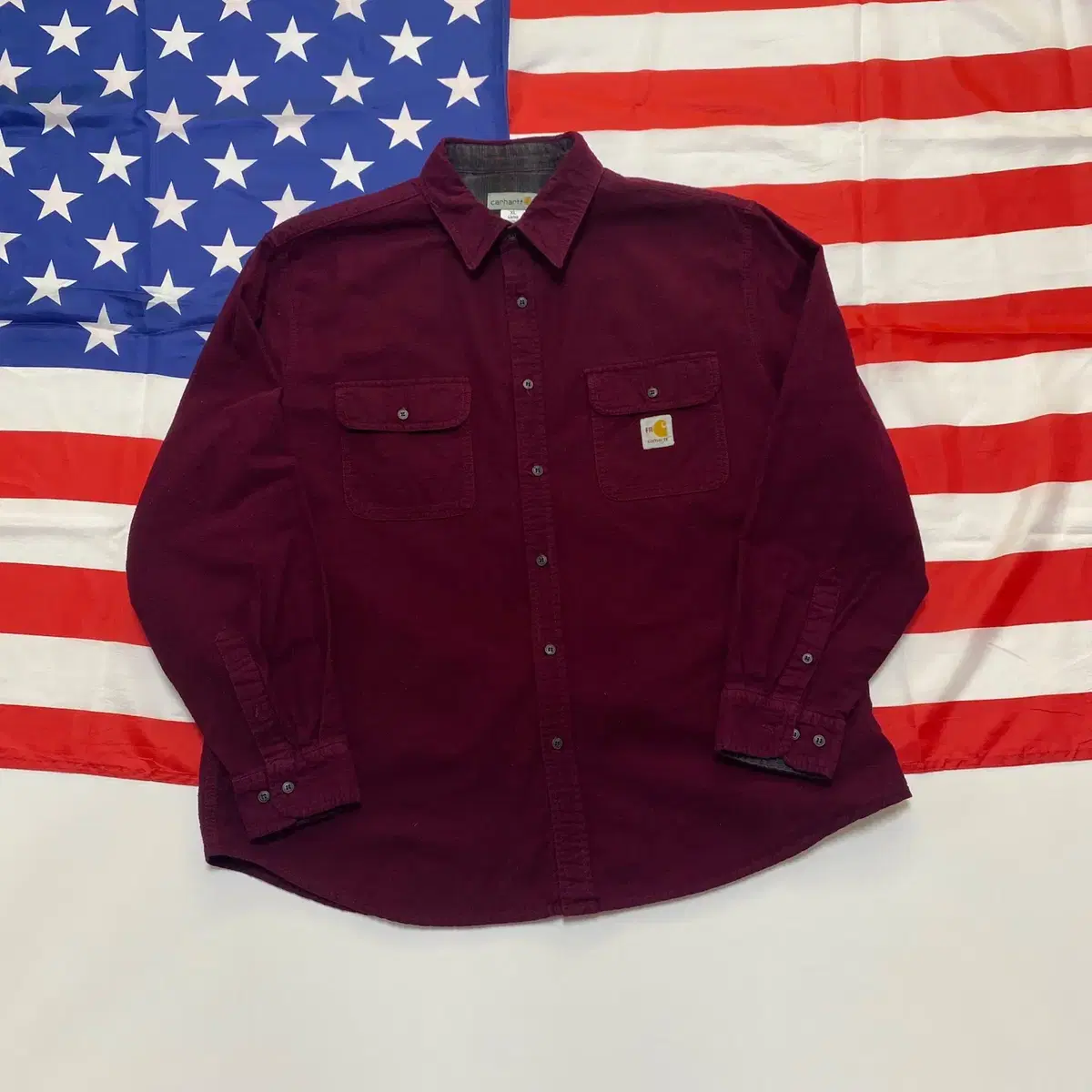 [XL] Carhartt Carhartt Harvey Wool Work Shirt Southern - n.35