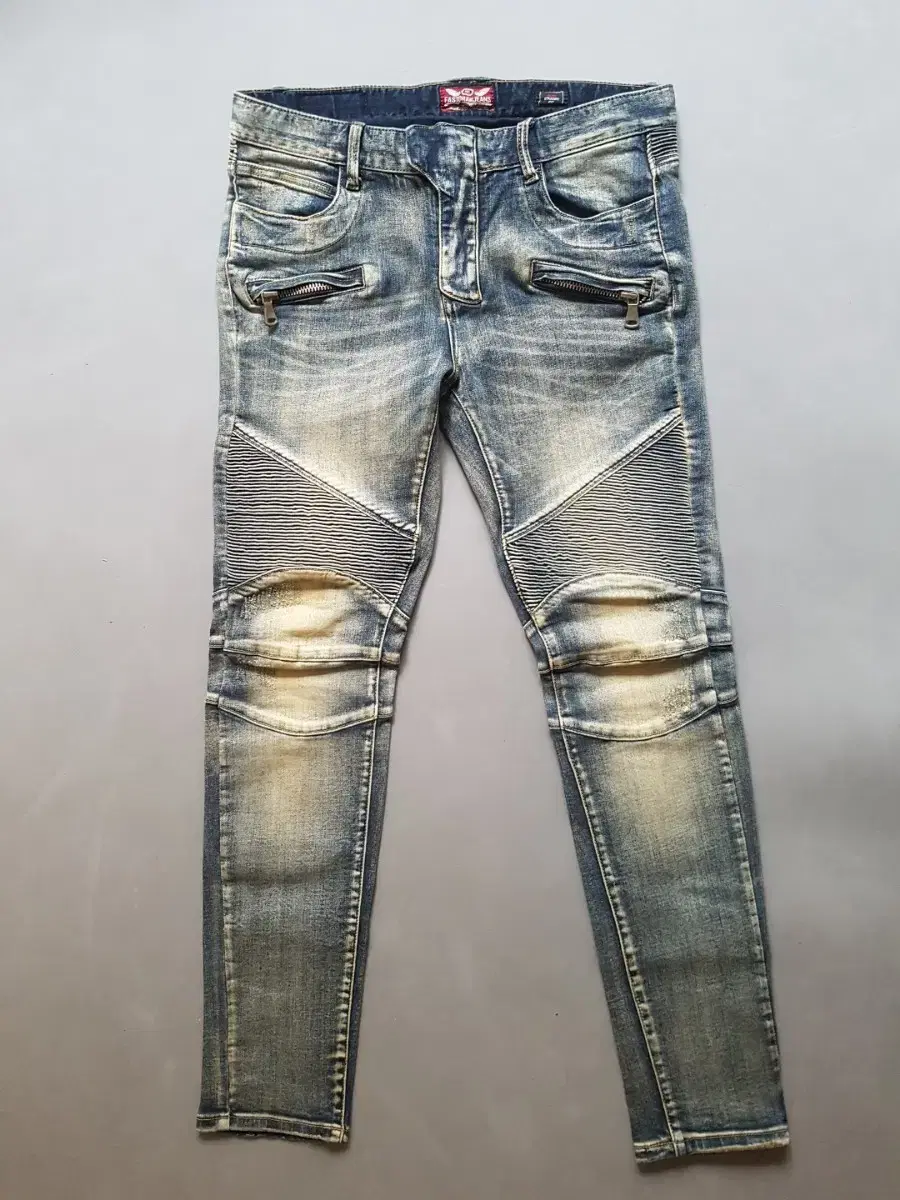 [32] Fastdraw Slim Straight Fit Biker Jean Jeans Balmain Style