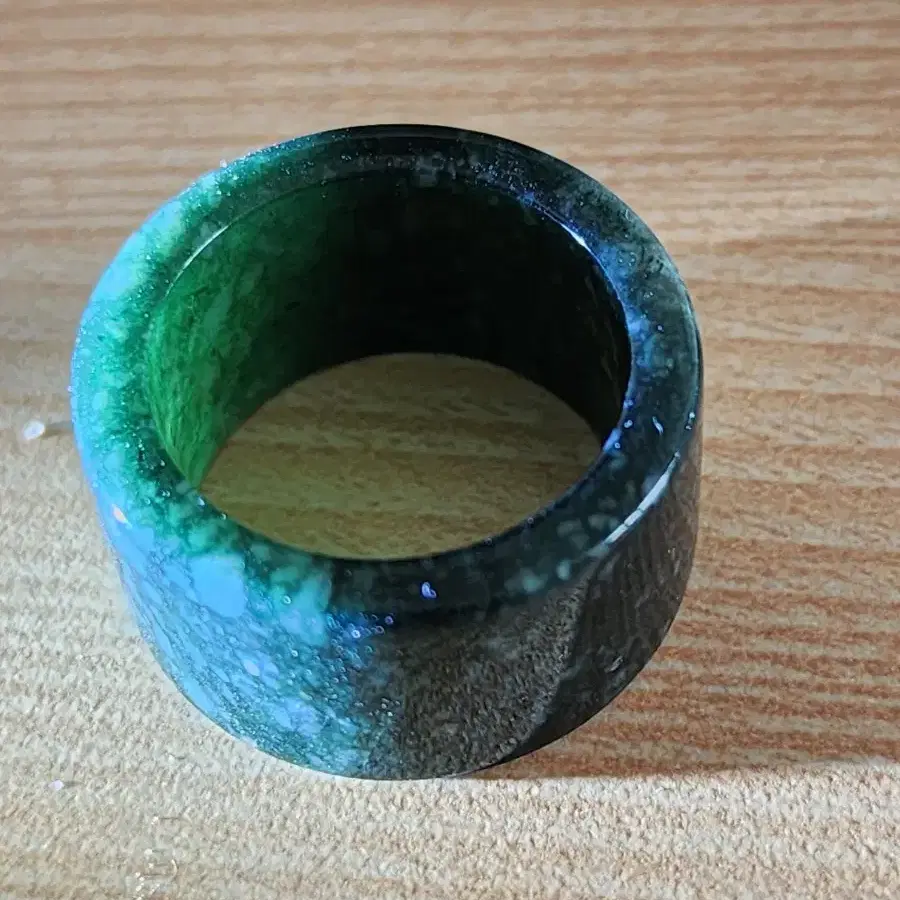 내경 20mm 비취 플랫반지