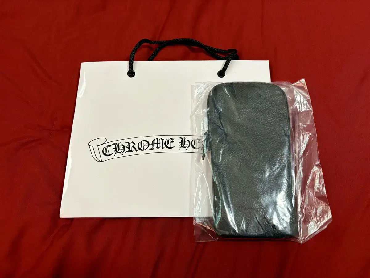 [Chrome Hearts] Glasses Case + Glasses Wiping Cloth Set