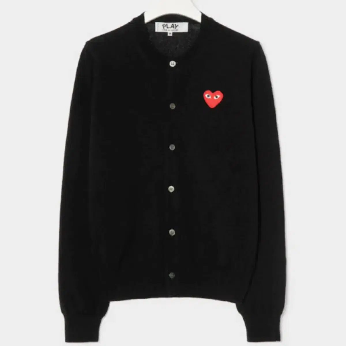 Comme des Garçons Song heart knit cardiganL