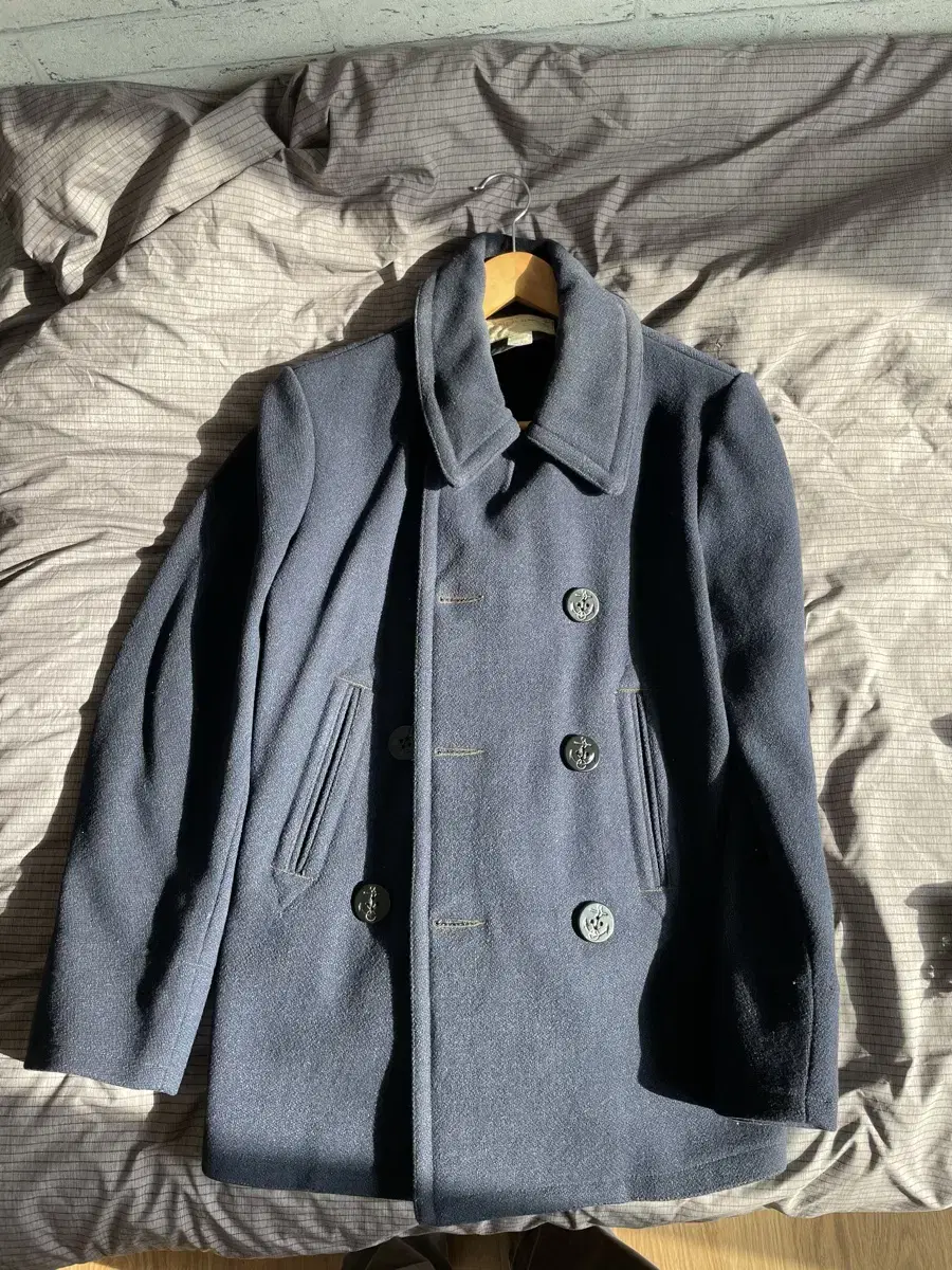 Full set of the classic RRL Double L Peacoat in size S with inner lining