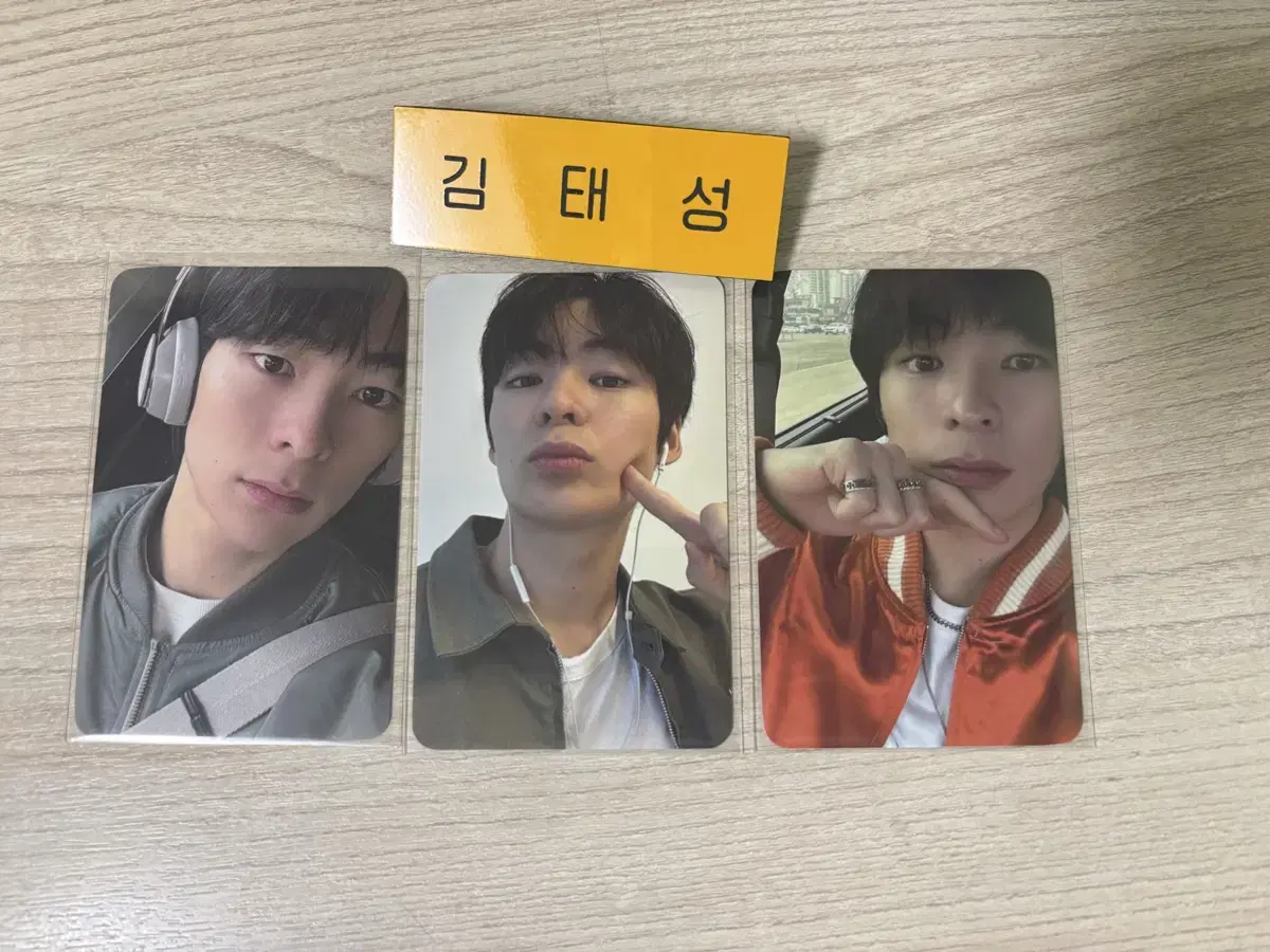 Quick sale) Sunjae Upgotter Kim Tae-sung Song Keonhee Photo Card Nameplate