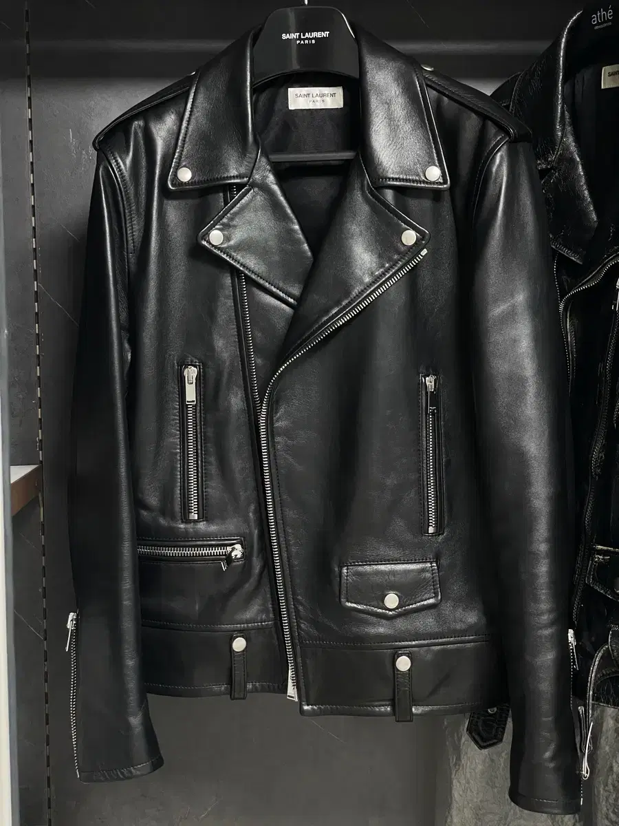 Saint Laurent L01 Rider Leather Jacket for sale