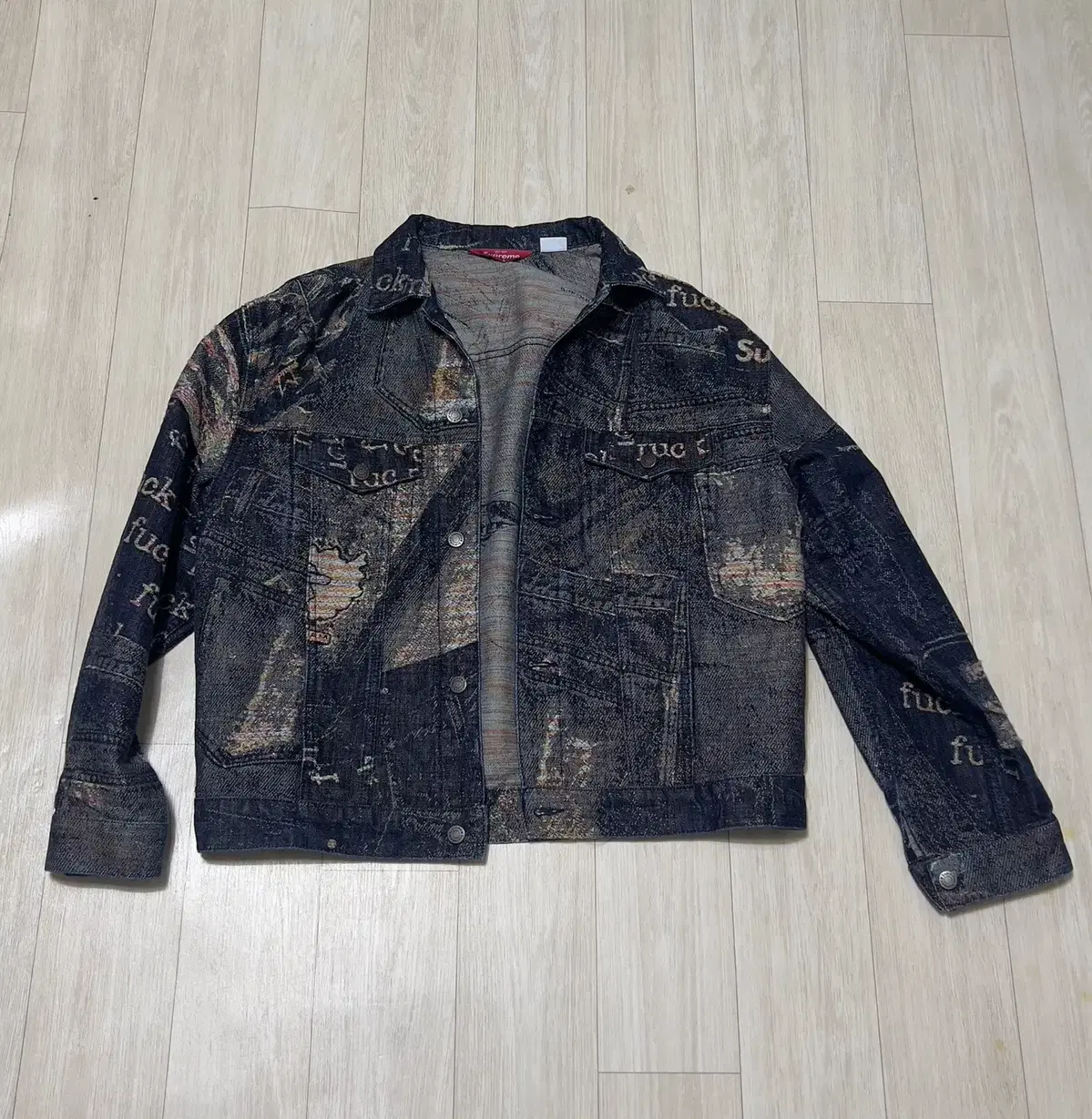 Supreme Archive Denim Jacquard Tucker Jacket bloo L/Regular jin bloo 32