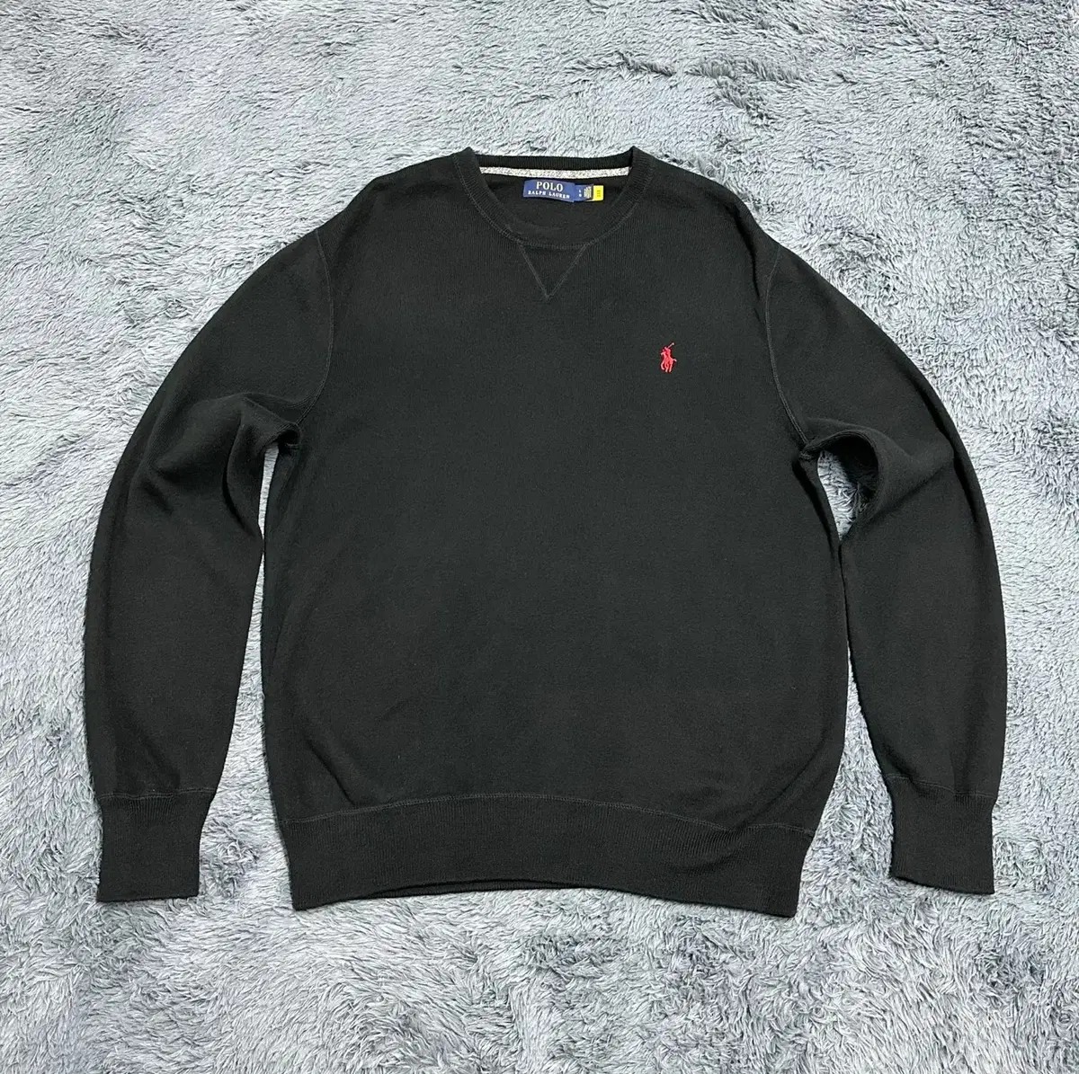 (Genuine) Q29 Polo Ralph Lauren Newest Black Knit Size 100