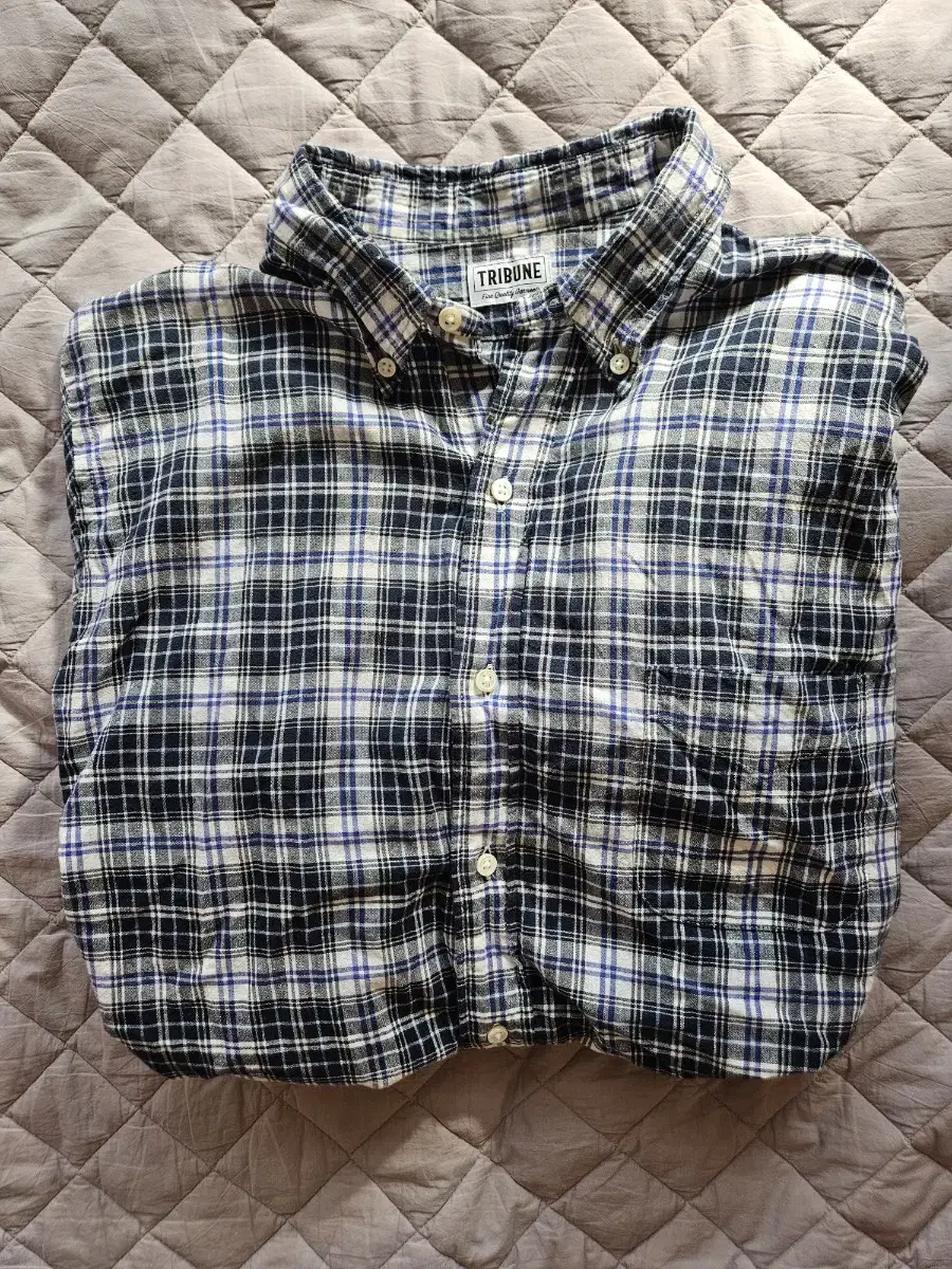 Tribune Madras shirt, size M, for sale.