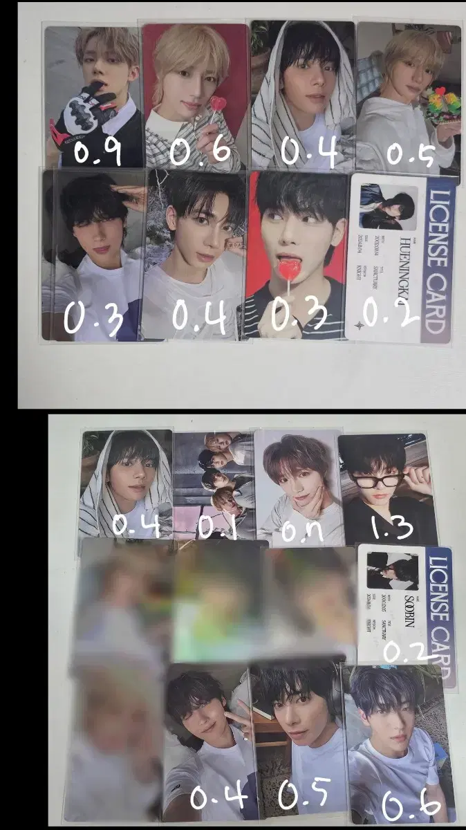 TXT Sanctuary photocard wts sell Yeonjun SoobinBeomgyuTaehyunHueningkaiAgungbapUnreleased photocardPre-order benefitsAlpo