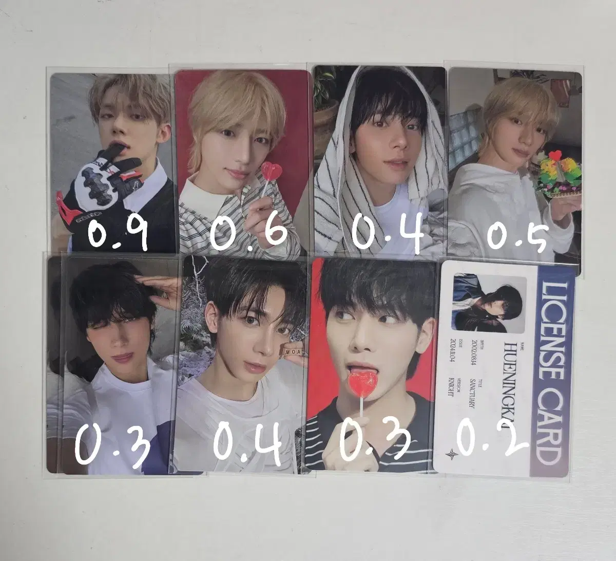 TXT Sanctuary photocard wts sell Yeonjun SoobinBeomgyuTaehyunHueningkaiAgungbapUnreleased photocardPre-order benefitsAlpo