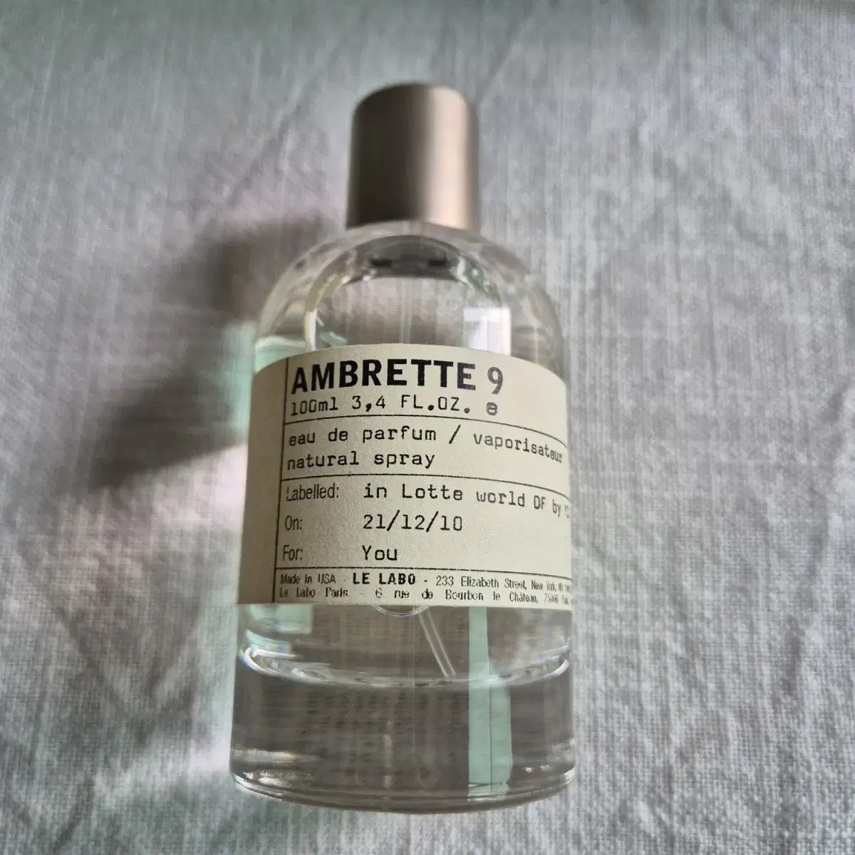 [국문택]르라보 암브레트9 Le Labo Ambrette 100ml