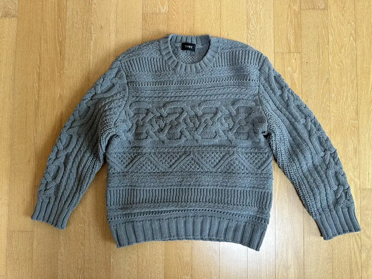 Time Homme 22FW Winter Grey Knit for sale.