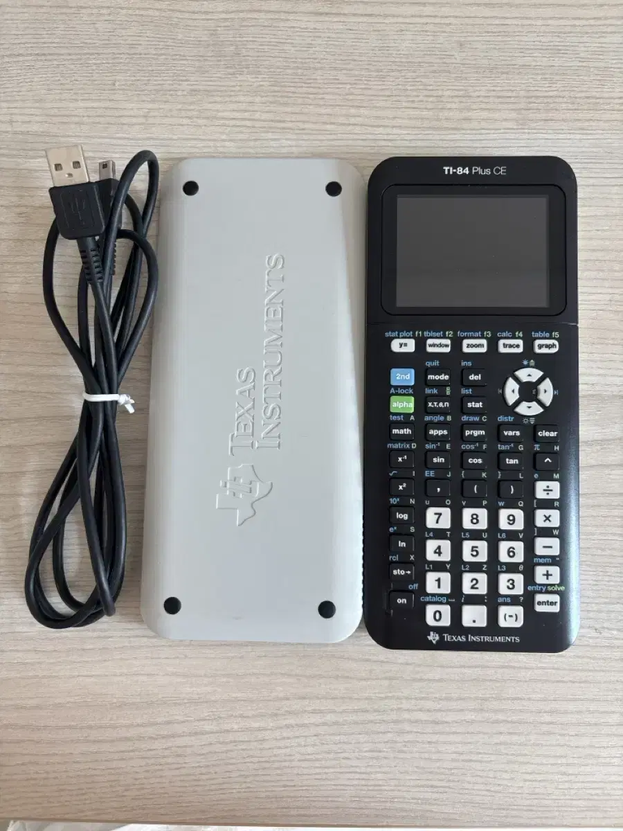 (충전기 포함) Ti-84 Plus CE 공학용 계산기