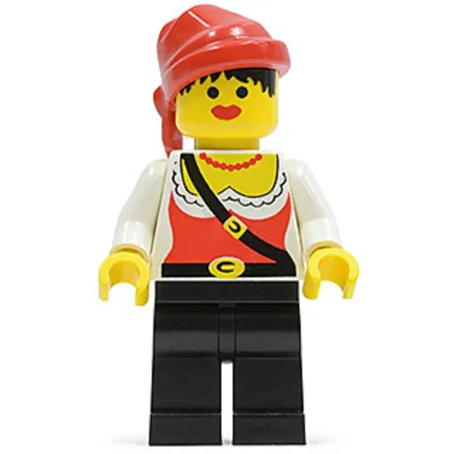 Aldrego Old LEGO Old Pirate Miffy PI057 (Head Blockage)