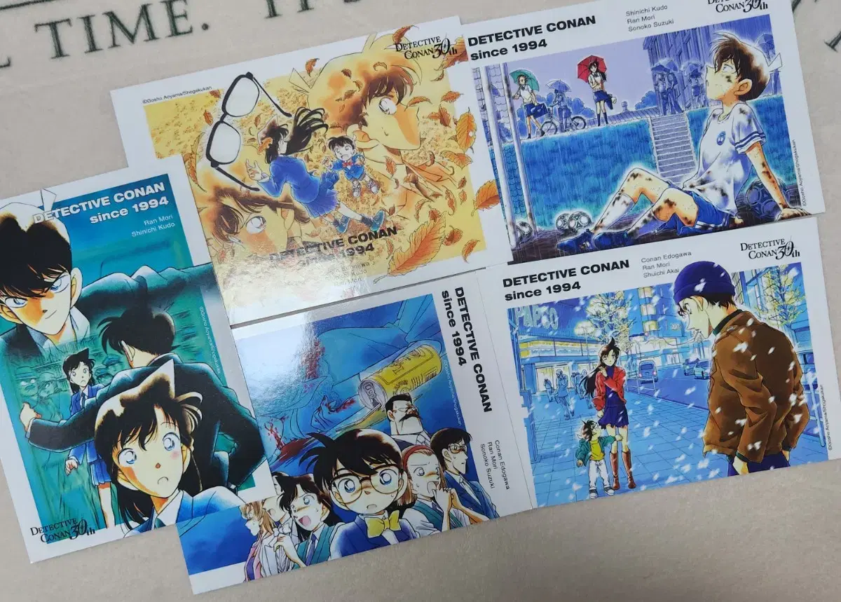 Detective Conan 30th Anniversary Exhibition postcard Set