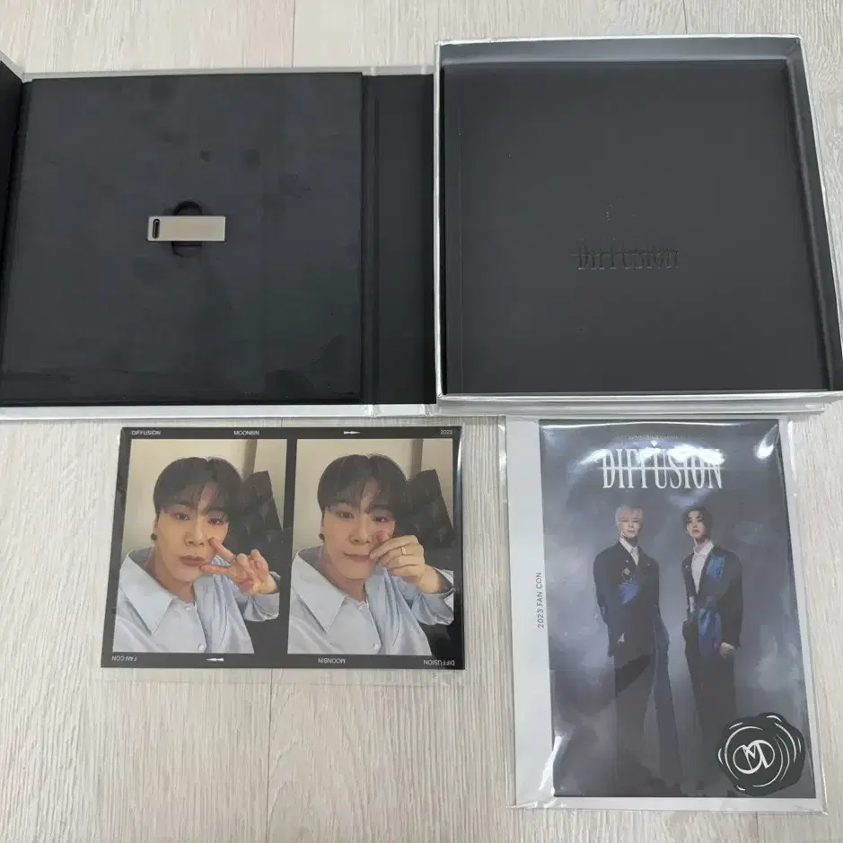 일괄, 풀셋) 아스트로 문빈& 산하 2023 팬콘 디퓨전 DVD USB