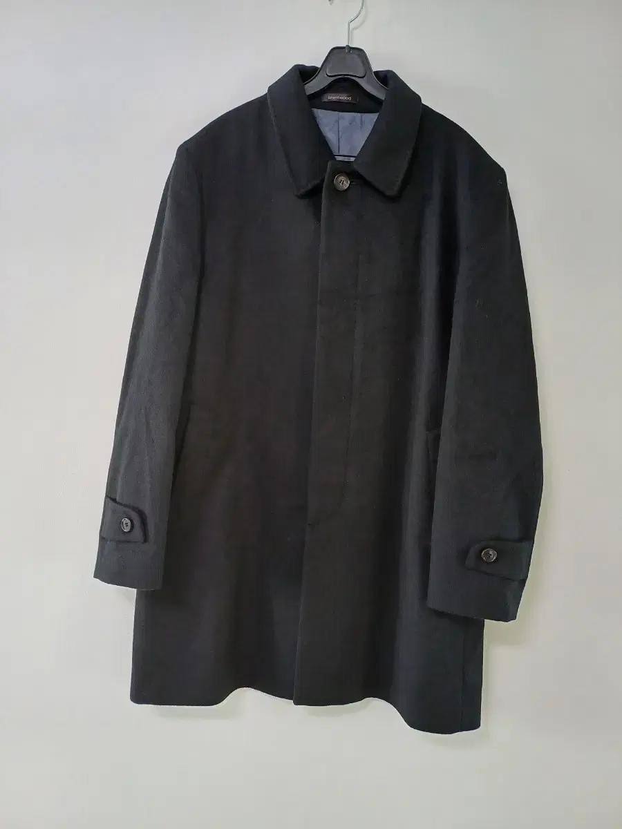 Men's Brenwood Wool and Cashmere Half Coat in Black100