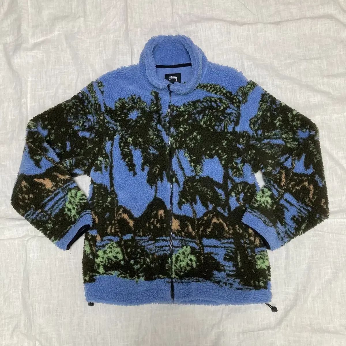 Stussy Hawaiian Hurricane Zip-up M