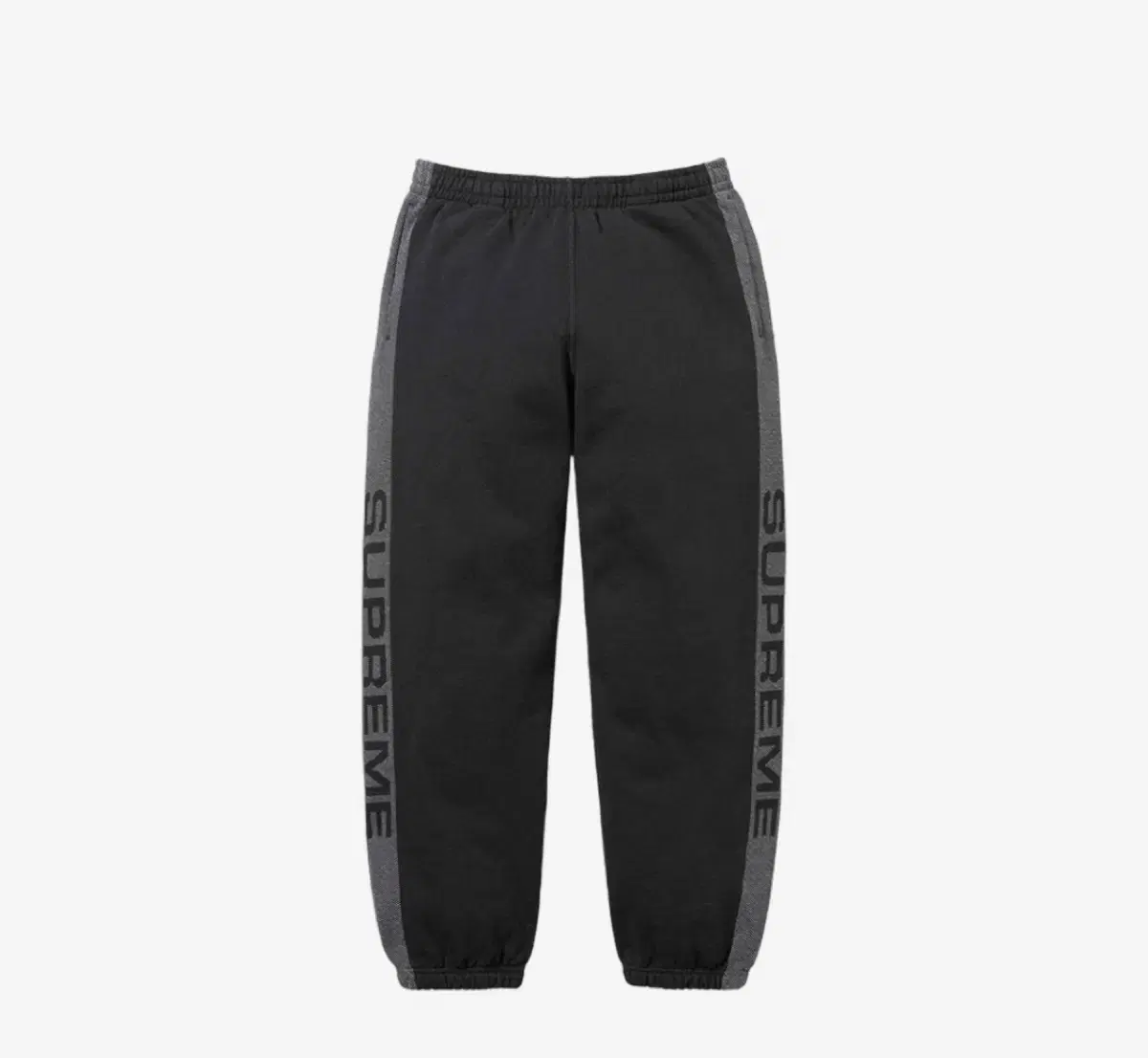 Supreme Jacquard Striped Sweatpants Black - 24SS Newm