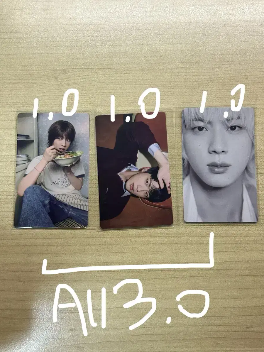 With muu bts BTS jin kim seokjin HAPPY HAPPY ld unreleased photocard WTS